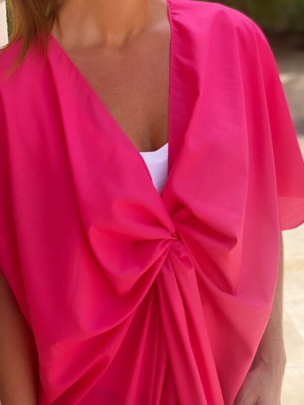 Afrodite Knot Dress Pink Lady