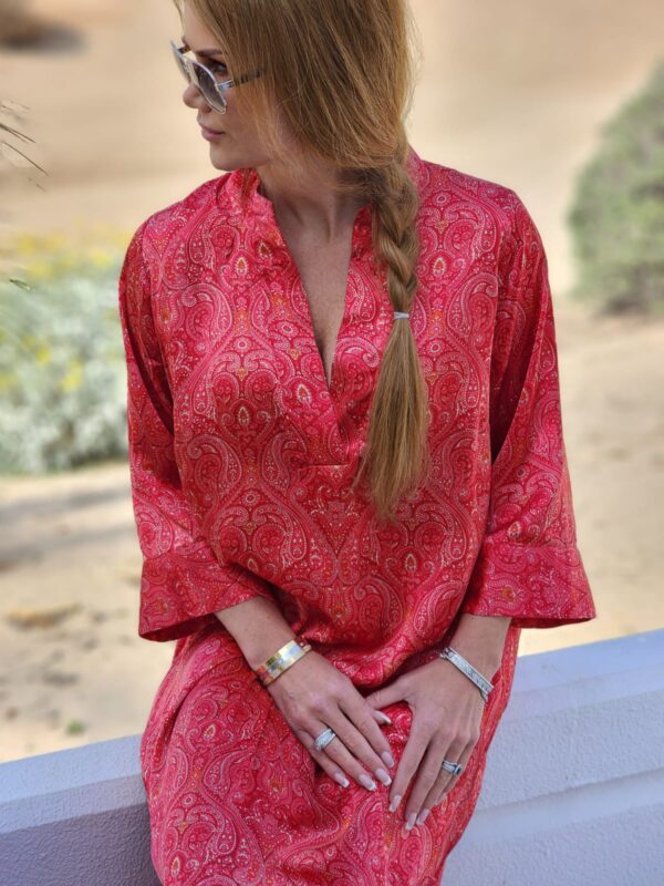 Yamila Kaftan Rød