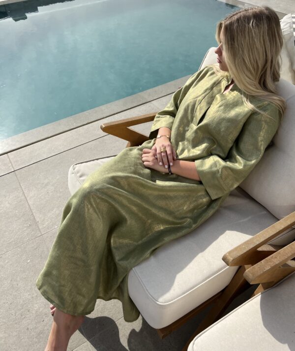 JOHANNESSEN Shine Grøn Kaftan