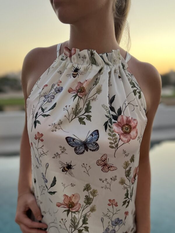 Pure Summer Tie Top White