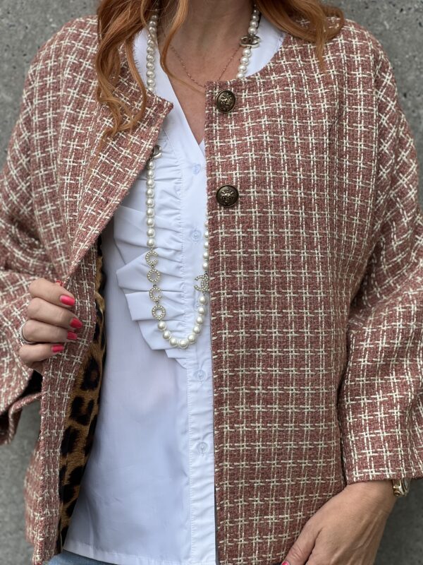 Alberte Jakke Golden Rose Kort