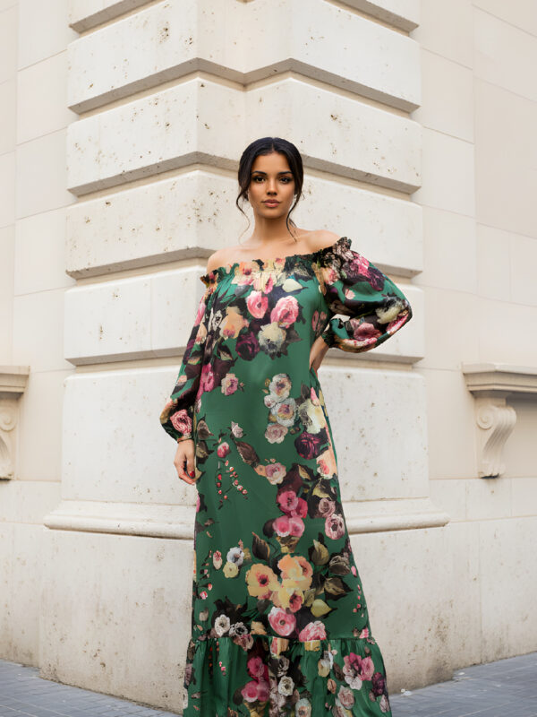 Elisabeth Green Bloom Kjole