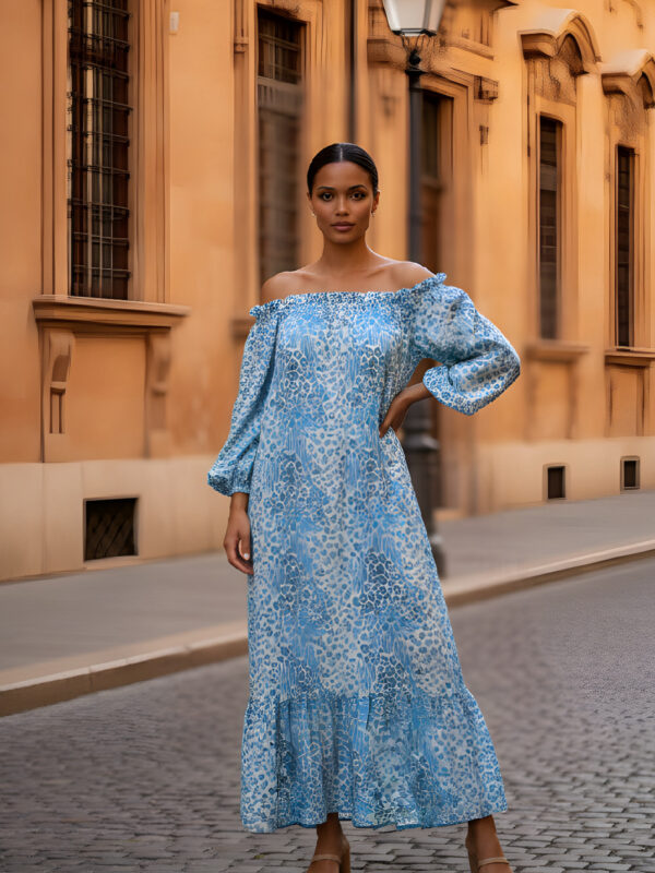 Elisabeth Blue Leo Kjole