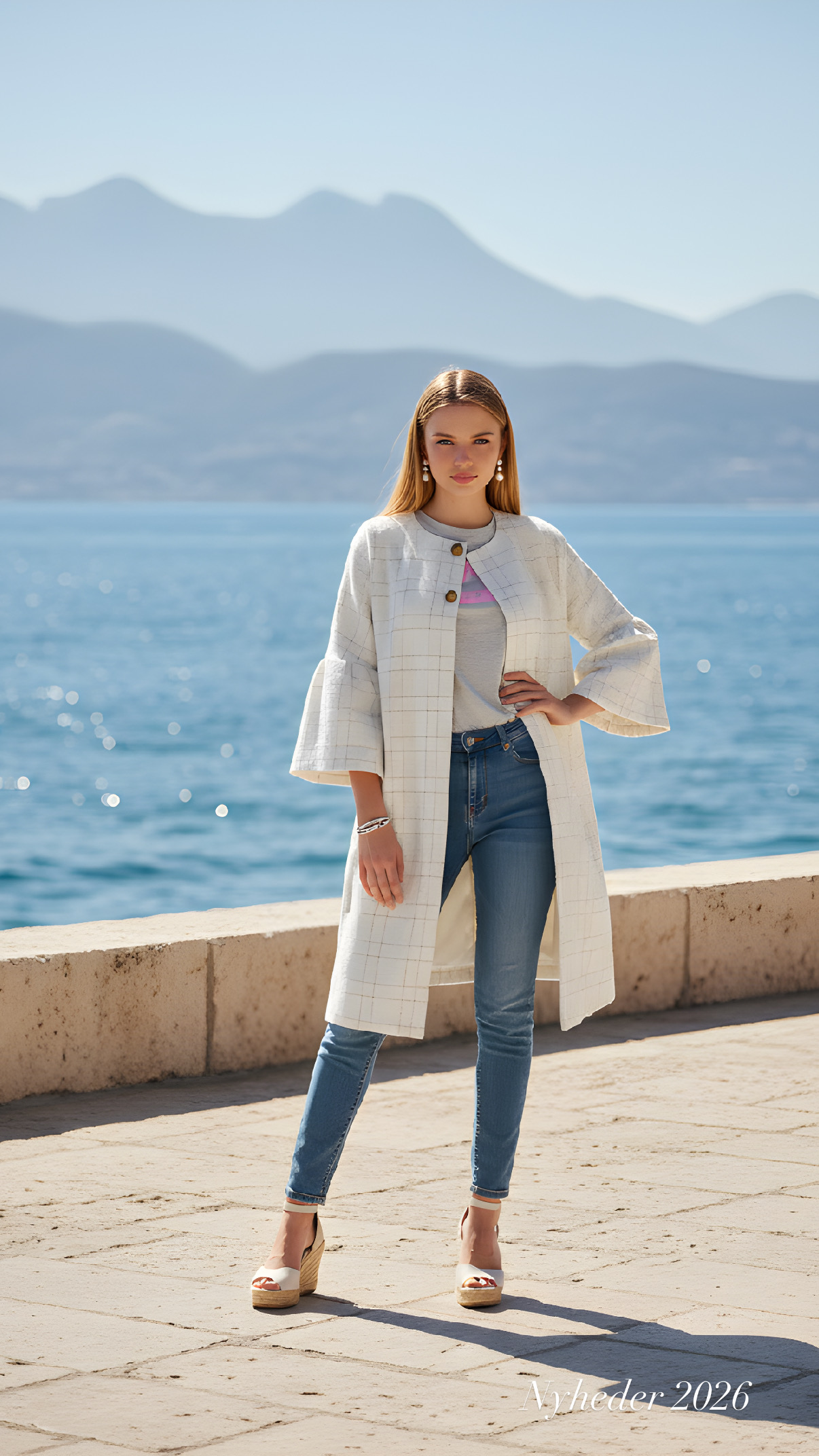 Alberte Jakke White Gold