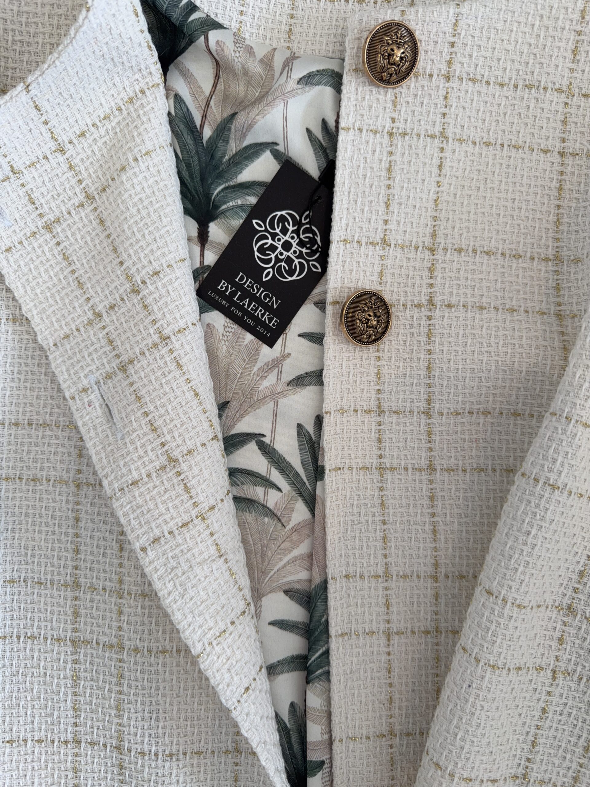 Alberte Jakke White Gold - Billede 2