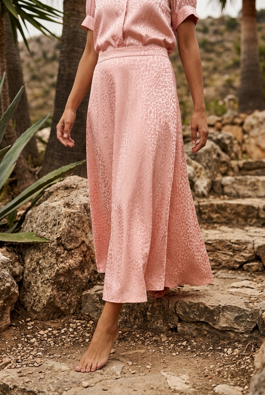 Flow Nederdel Soft Rosa