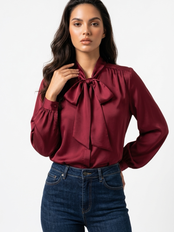 Savannah Skjorte Maroon